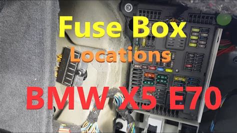 2008 bmw x5 3.0 battery junction box|BMW junction box relay.